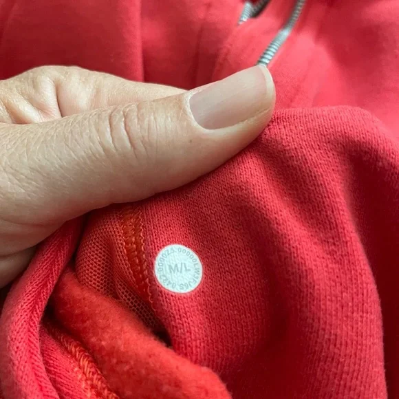 Lululemon Athletica Red Scuba Oversized Hoodie - Picture 8 of 8